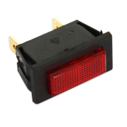 F011R - Spia luminosa unipolare rosso 10a 27x12