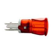 F090 - Spia luminosa rossa ø 12mm 2 faston