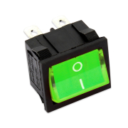 F143V - Interruttore bipolare luminoso 10a COLORE VERDE