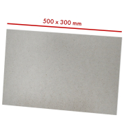 Foglio mica 500 x 300mm sp. 0,4 mm