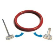 VE470B - O'RING 29,3X3,70mm SILICONE ROSSO