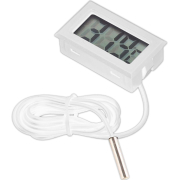 Termometro digitale - 50c°+ 70c° white DA INCASSO MISURE CAVA 46X26mm